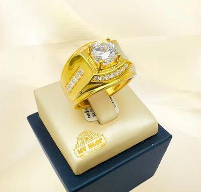 Nhẫn Nam Hột Trắng 610