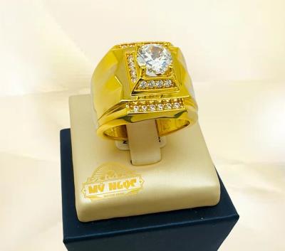 Nhẫn Nam Hột Trắng 610