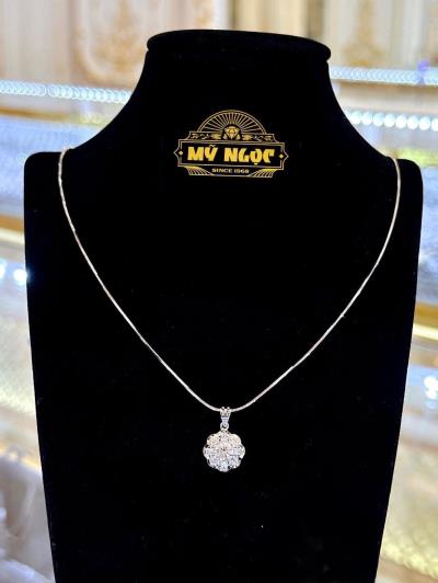 Dây + Mặt Vàng Bạch Kim 750