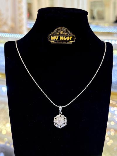 Dây + Mặt Vàng Bạch Kim 750