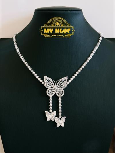 Dây Chuyền Vàng 610 - Trắng