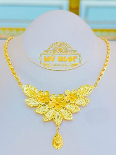 Dây Liền Mặt Hoa 24K