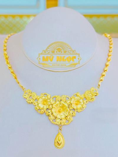 Dây Liền Mặt Hoa 24K