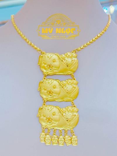 Dây Liền Mặt Vàng 24K